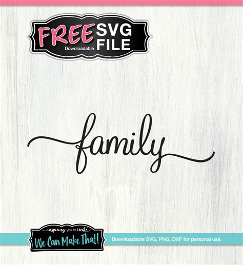 Download Free Family SVG Easy Edite
